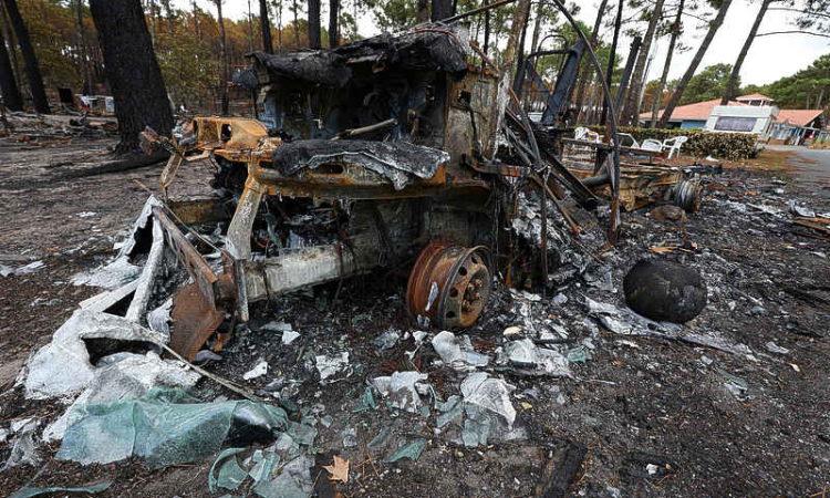 'Le camping', an egalitarian symbol of French summers, faces a fiery future